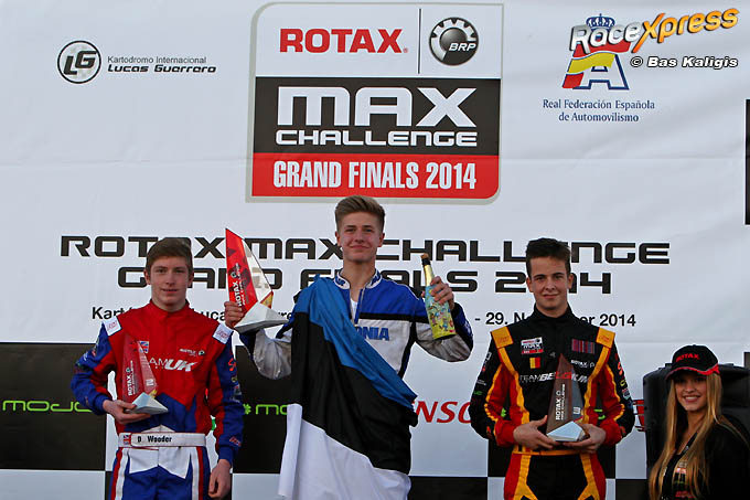Podium Rotax Max Junior Rotax Max Grand Finals 2014